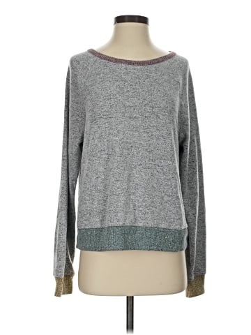 Hem & Thread Pullover Sweater (view 1)