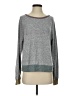 Hem & Thread Color Block Gray Pullover Sweater Size S - photo 1