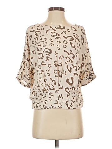BCBGMAXAZRIA Short Sleeve Blouse (view 1)