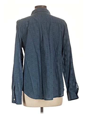Ann Taylor Long Sleeve Button-Down Shirt (view 2)