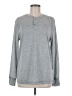 Perry Ellis 100% Polyester Gray Long Sleeve Top Size M - photo 1