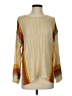 Mystree Color Block Ivory Pullover Sweater Size S - photo 1