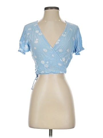 LA Hearts Short Sleeve Blouse (view 1)