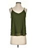 E&M Collection 100% Polyester Green Sleeveless Blouse Size S - photo 1