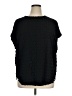 Fred David Black Short Sleeve Blouse Size 1X - photo 1