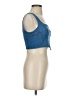 Olivaceous Blue Sleeveless Top Size S - photo 4