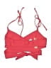 J.Crew Solid Red Swimsuit Top Size XS - photo 2