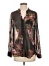 Kut from the Kloth Floral Brown Long Sleeve Blouse Size S - photo 1