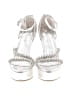 Shoedazzle Silver Wedges Size 8 - photo 2