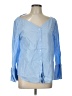 Iris & Ink Blue 3/4 Sleeve Blouse Size UK 14 / US 10 - photo 1