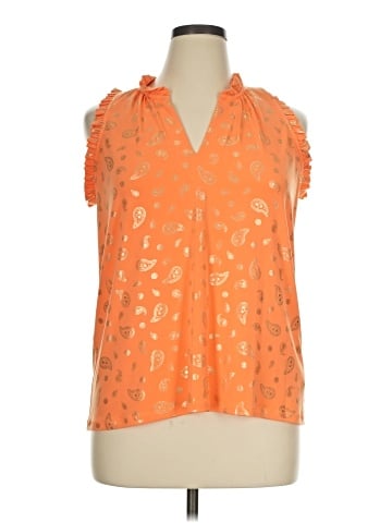 MICHAEL Michael Kors Sleeveless Blouse (view 1)