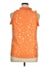 MICHAEL Michael Kors Paisley Orange Sleeveless Blouse Size XL (petite) - photo 2
