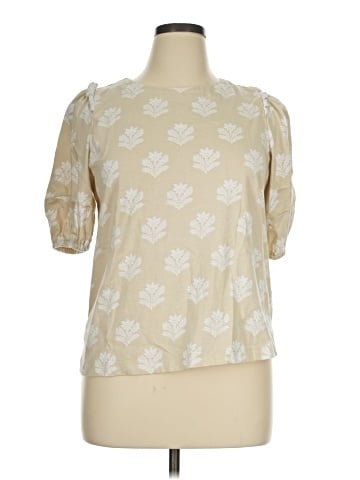 Crown & Ivy Short Sleeve Blouse (view 1)