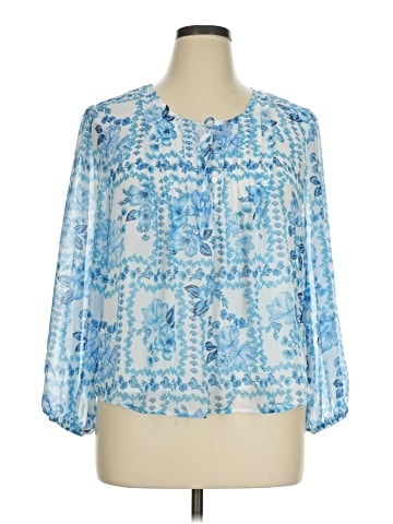 Zac & Rachel 3/4 Sleeve Blouse (view 1)