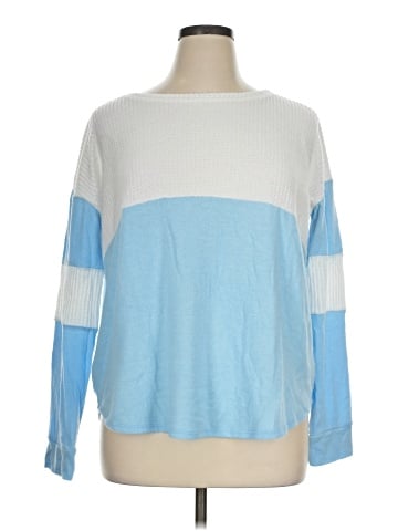 Blue Rain Long Sleeve Top (view 1)