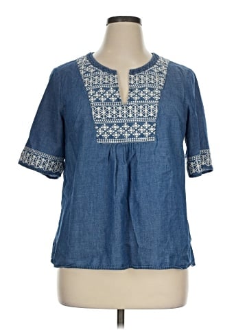Vineyard Vines Short Sleeve Blouse (view 1)