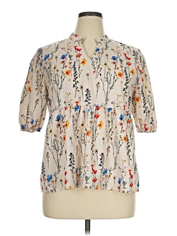 Unbranded Short Sleeve Blouse (view 1)