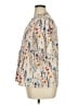 Unbranded 100% Polyester Floral Ivory Short Sleeve Blouse Size XL - photo 5