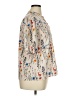 Unbranded 100% Polyester Floral Ivory Short Sleeve Blouse Size XL - photo 4