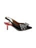 J. Renee Animal Print Black Heels Size 8 - photo 1