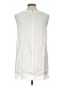 St. John White Sleeveless Blouse Size L - photo 2
