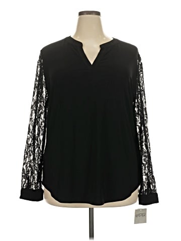 Kasper Long Sleeve Blouse (view 1)