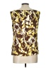 St. John Yellow Sleeveless Blouse Size L - photo 2