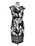 Connected Apparel Graphic Black Cocktail Dress Size 12 - photo 1