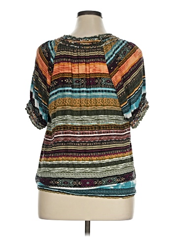 American Rag Cie Short Sleeve Blouse (view 2)