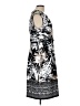 Connected Apparel Graphic Black Cocktail Dress Size 12 - photo 4