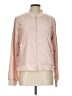 Ashley by 26 International 100% Polyester Color Block Pink Track Jacket Size L - photo 1