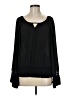 XOXO 100% Polyester Black Long Sleeve Blouse Size M - photo 1