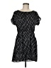 Final Touch 100% Polyester Graphic Black Casual Dress Size M - photo 1