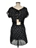 Final Touch 100% Polyester Graphic Black Casual Dress Size M - photo 2
