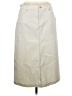 Talbots Solid Ivory Denim Skirt Size 8 Petite - photo 1