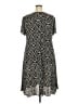 Connected Apparel 100% Polyester Paisley Black Casual Dress Size 20 - photo 2