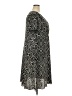 Connected Apparel 100% Polyester Paisley Black Casual Dress Size 20 - photo 4