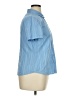 Covington 100% Cotton Blue Short Sleeve Blouse Size XL - photo 4