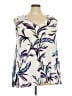 Lane Bryant Ivory Sleeveless Blouse Size 22 - 24 Plus - photo 1