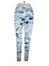 Zelos Print Blue Active Pants Size XL - photo 2