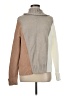Max Studio Color Block Tan Turtleneck Sweater Size M - photo 1