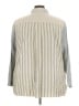 Coldwater Creek Color Block Gray Long Sleeve Button-Down Shirt Size 3X - photo 2
