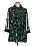 Fever 100% Polyester Green 3/4 Sleeve Blouse Size L - photo 1