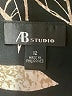 AB Studio Graphic Black Cocktail Dress Size 12 - photo 7