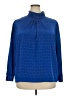 TanJay 100% Polyester Blue Long Sleeve Blouse Size 20 - photo 1