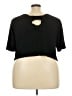 Torrid Black Short Sleeve Top Size 3X Plus (3) - photo 2