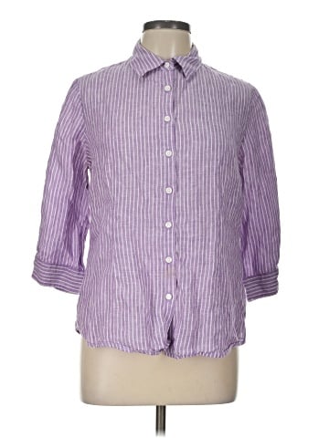 Coldwater Creek 3/4 Sleeve Button-Down Shirt (view 1)