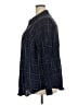 Torrid 100% Rayon Plaid Blue Long Sleeve Button-Down Shirt Size 2X Plus (2) - photo 5
