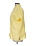 L.L.Bean 100% Linen Yellow Short Sleeve Blouse Size L - photo 5