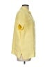 L.L.Bean 100% Linen Yellow Short Sleeve Blouse Size L - photo 4